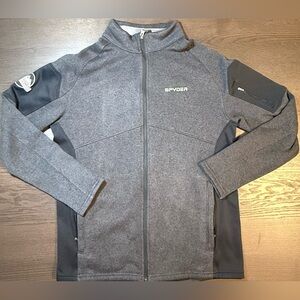 Spyder Charcoal Zip-Up Jacket